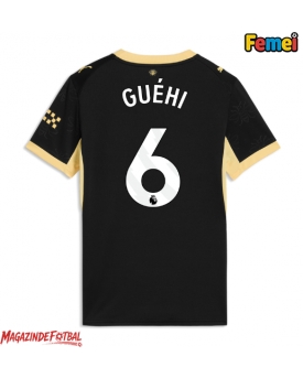 Manchester City Marc Guehi #6 Tricou Fotbal Replică 2026-27 Femei Deplasare Manchester City Marc Guehi #6 Tricou Fotbal Replică 2026-27 Femei Deplasare